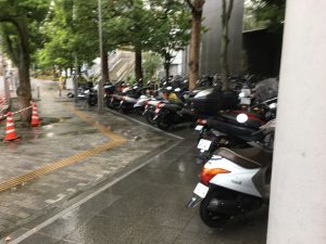 墨田区役所バイク置き場